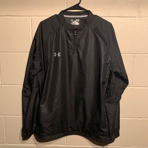 Under Armour Medium Black Heatgear Jacket with Removable Sleeves
